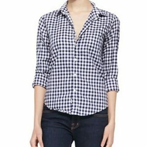 Frank & Eileen Barry Crinkle Cotton Shirt size S